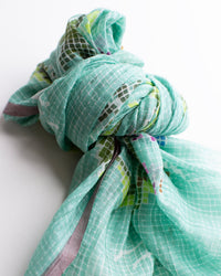 Épice Fairytale Emb 80x190 Scarf in Mandarine 3 - Bliss Boutiques