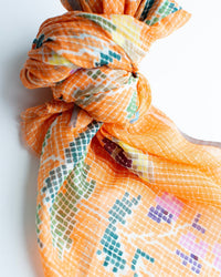 Épice Fairytale Emb 80x190 Scarf in Piscine 3 - Bliss Boutiques