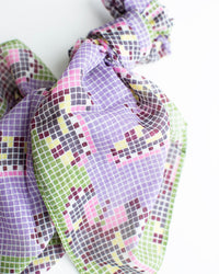 Épice Fairytale Emb 90x90 Bandana in Lilac 3 - Bliss Boutiques