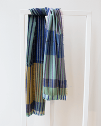 Épice Stripe/Stripe Scarf in Ultramarine 1 - Bliss Boutiques