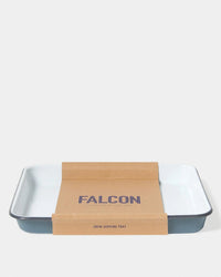 Falcon Enamelware Serving Tray in Pigeon Grey 