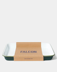 Falcon Enamelware Home Serving Tray in Samphire Green