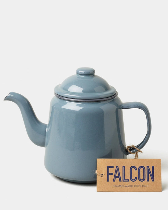 Falcon Enamelware Home Teapot in Pigeon Grey