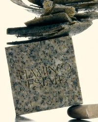 Flamingo Estate Home Morning Exfoliating Peppermint Soap Brick