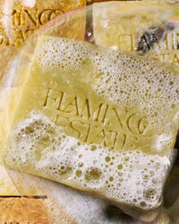 Flamingo Estate Home Yellow Blossom Soap Brick