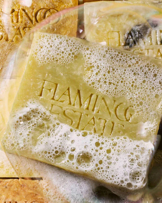 Flamingo Estate Home Yellow Blossom Soap Brick