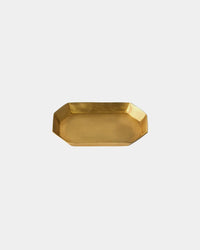 Fog Linen Work Home Brass Long Octagon Plate - Various Sizes