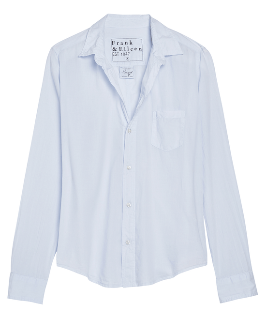 Frank & Eileen Barry Button Up in Shirting Blue 