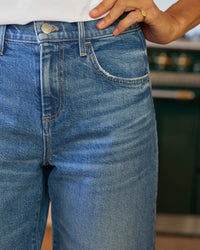 Frank & Eileen Brennan - Barrel Leg Jean in 1978 Wash 3 - Bliss Boutiques