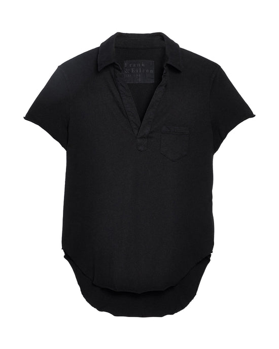 Frank & Eileen Charlotte Perfect Polo in Black 