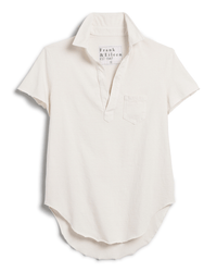 Frank & Eileen Charlotte Perfect Polo in Vintage White 