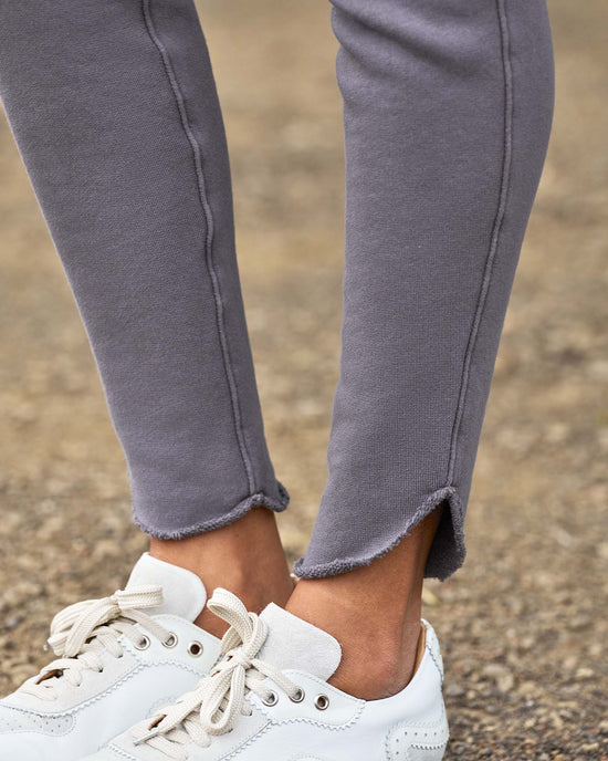 Frank & Eileen Christine Tulip Ankle Sweatpant in Elephant 
