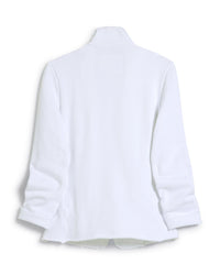 Frank & Eileen Dublin Knit Blazer in White 