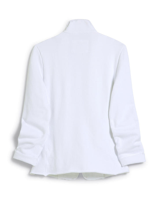 Frank & Eileen Dublin Knit Blazer in White 