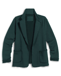 Frank & Eileen Dublin - Sweatshirt Blazer in Pine 1 - Bliss Boutiques