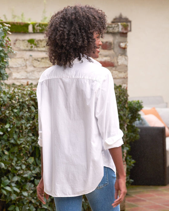 Frank & Eileen Eileen Button Up Featherweight in White 