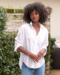 Frank & Eileen Eileen Button Up Featherweight in White 