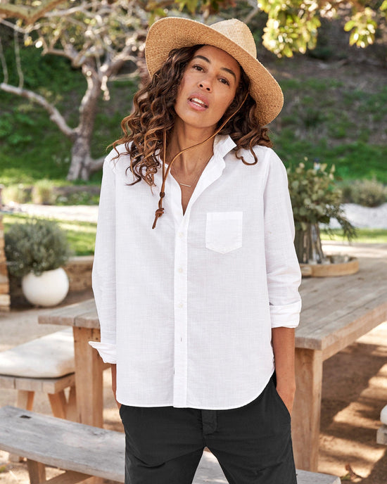 Frank & Eileen Clothing Eileen Button Up in Classic White
