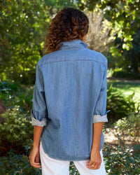 Frank & Eileen Eileen Relaxed Button Down in Vintage Stonewashed Indigo 