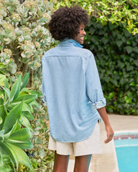 Frank & Eileen Eileen Relaxed Button Up Shirt in Classic Blue Wash 