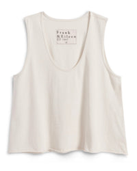 Frank & Eileen Inny - Sleeveless Tank in Vintage White 1 - Bliss Boutiques
