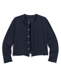 Frank & Eileen Jackie - Sweatshirt Cardigan in Classic Navy 4 - Bliss Boutiques