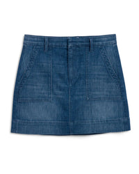 Frank & Eileen Jameson Skirt in 1984 Washed Blue 4 - Bliss Boutiques