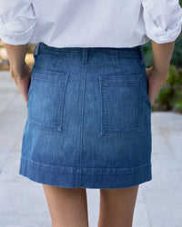 Frank & Eileen Jameson Skirt in 1984 Washed Blue 2 - Bliss Boutiques