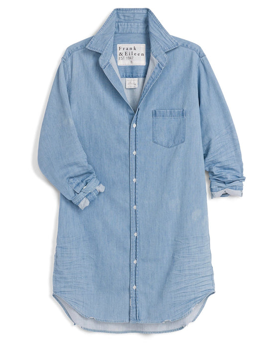 Frank & Eileen Clothing Mary Classic Shirtdress in Classic Blue Wash
