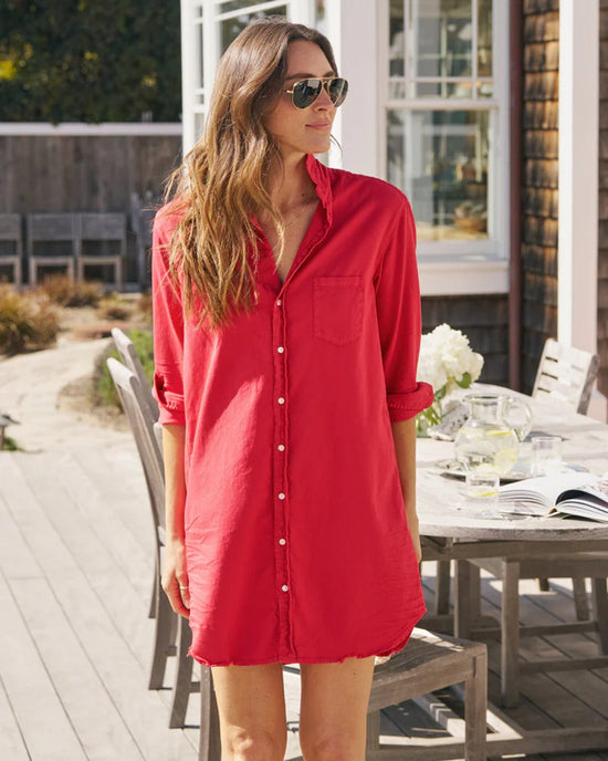 Frank & Eileen Mary Classic Shirtdress in Saffron Denim 