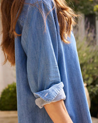 Frank & Eileen Mary Shirtdress in Vintage Stonewashed Indigo 