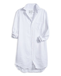 Frank & Eileen Mary Shirtdress in White Famous Denim 