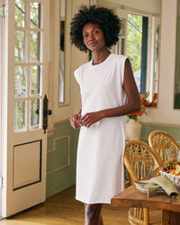 Frank & Eileen Mini Cory Muscle Tee Dress in White 