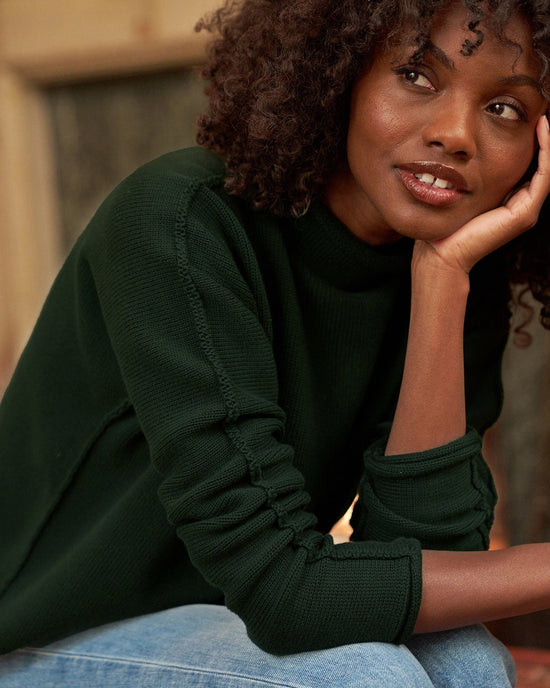 Frank & Eileen Monterey Sweater in British Racing Green 