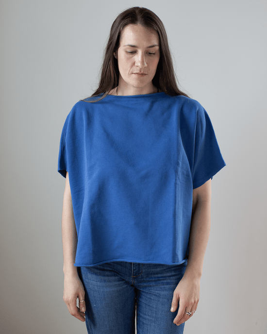 Frank & Eileen Olive Capelet in Blue Bird 