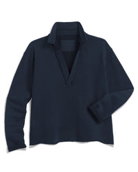 Frank & Eileen Patrick - Popover Henley in Classic Navy 4 - Bliss Boutiques