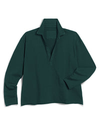 Frank & Eileen Patrick - Popover Henley in Pine 1 - Bliss Boutiques