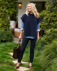 Frank & Eileen Montecito Vest in Marine 