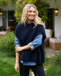 Frank & Eileen Montecito Vest in Marine 