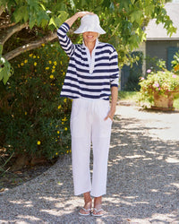 Frank & Eileen Penny Patch Pocket - Jersey in White 2 - Bliss Boutiques