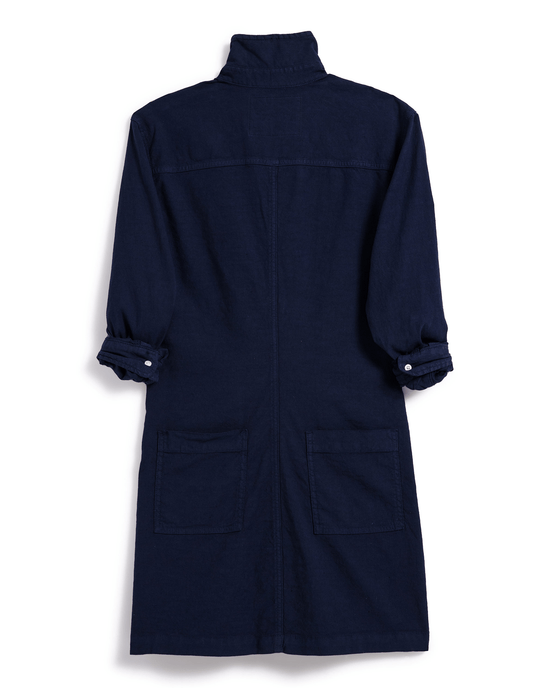 Frank & Eileen Southern Ireland L/S Playsuit Dress in Navy 