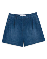 Frank & Eileen Waterford Walking Short in 1984 Washed Blue 4 - Bliss Boutiques