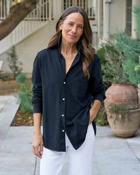Frank & Eileen Waverly - Button Up Shirt in British Royal Navy 1 - Bliss Boutiques
