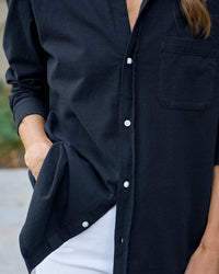 Frank & Eileen Waverly - Button Up Shirt in British Royal Navy 3 - Bliss Boutiques
