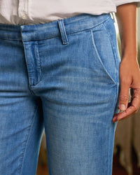 Frank & Eileen Westport Wide Leg Chino in 1968 Light Wash 