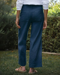 Frank & Eileen Wexford Utility Trouser in Summer Navy 2 - Bliss Boutiques