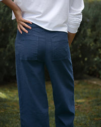 Frank & Eileen Wexford Utility Trouser in Summer Navy 3 - Bliss Boutiques