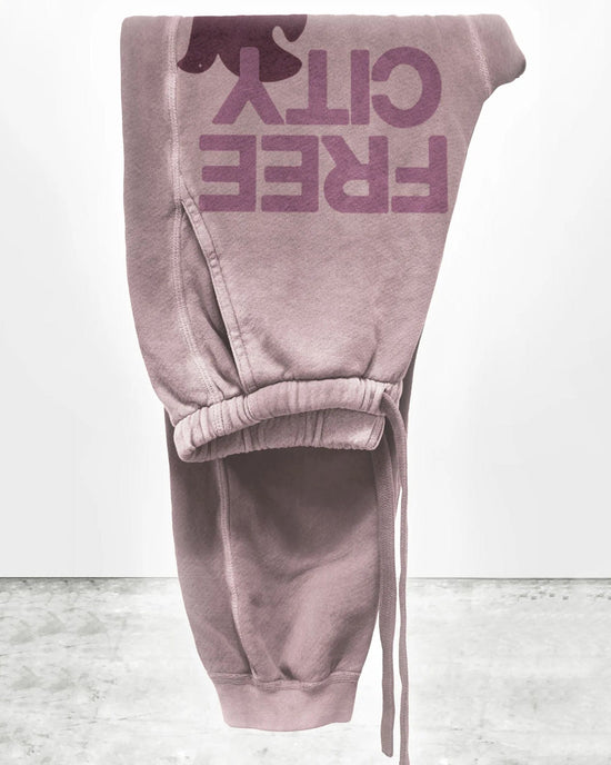 Free City FC Large Sunfades Pocket Sweatpant in Blush 