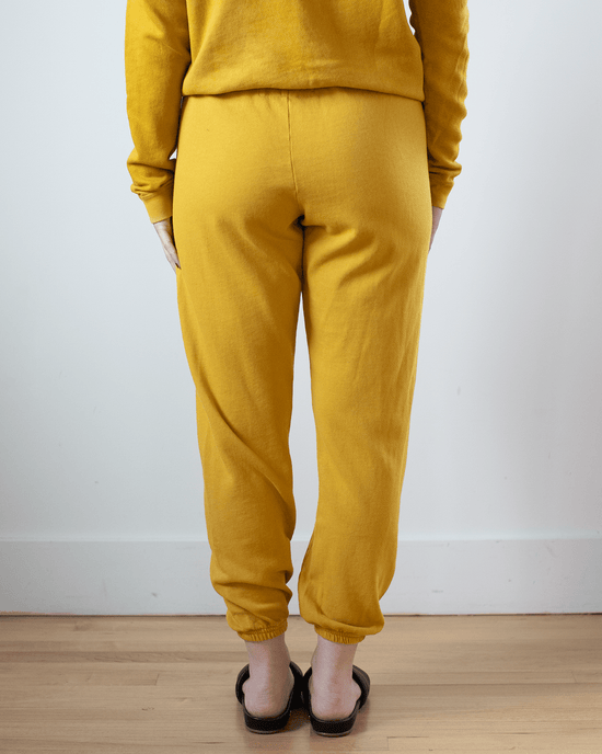 Free City Large Sweatpant in Yellow Plant 