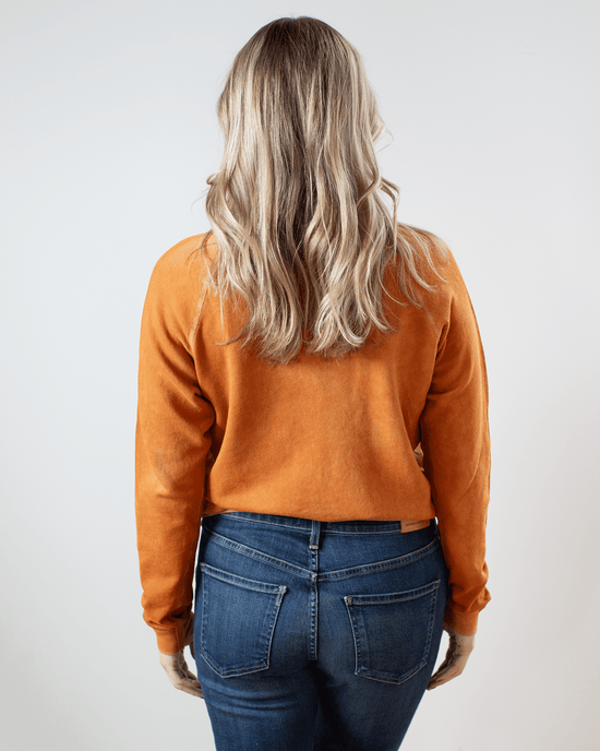 Free City Lucky Rabbits Sweatshirt in Orange Machine 